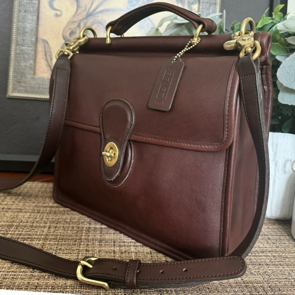 ❤️SOLD❤️Vintage Coach Mahogany Willis Bag 9927 - Picture 4 of 14